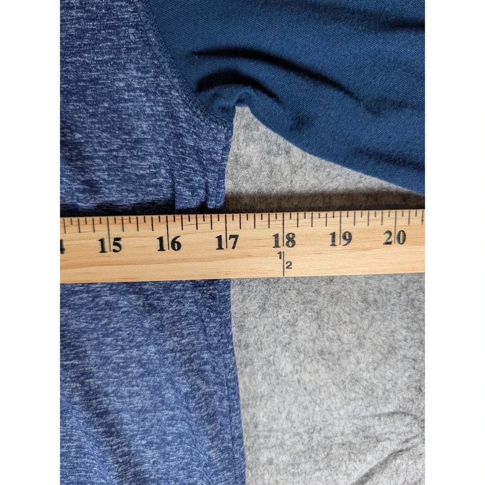 Adidas Sporting Kansas City MLS Climalite Ultimate Tee Hoodie‎ Navy Blue Mens S